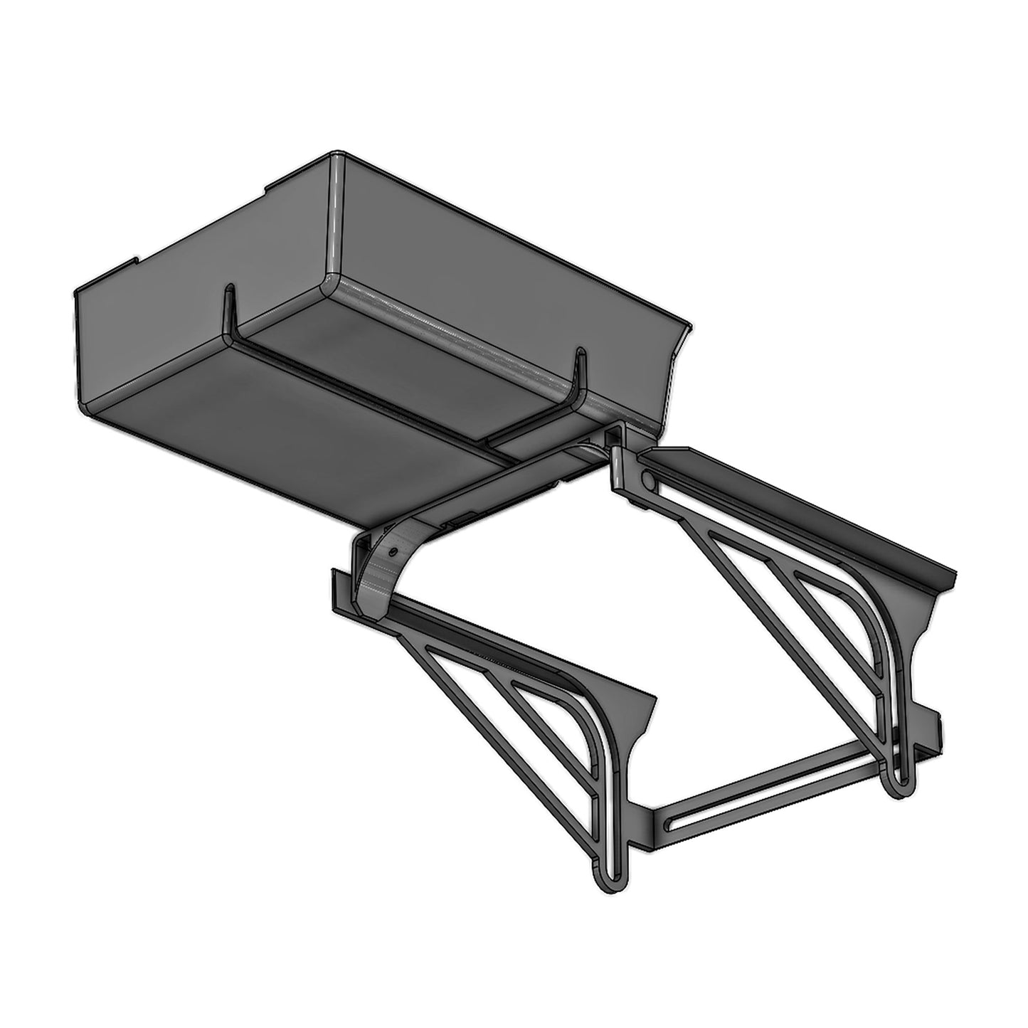 Slide-Out Tray for Rivian® Armrest Console